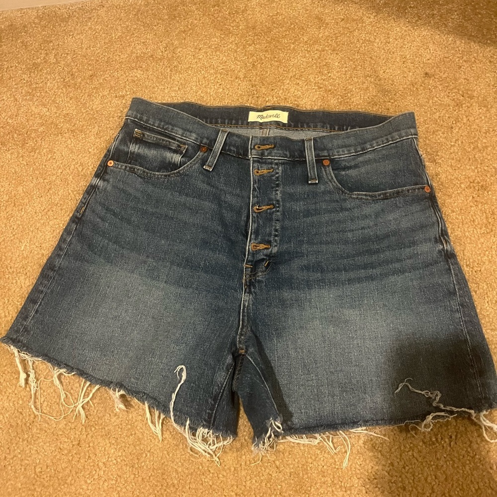 Really cute Madewell jean shorts.